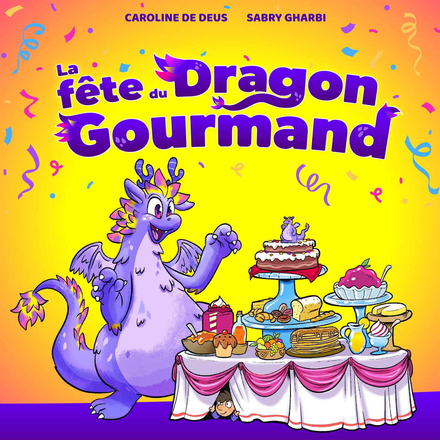 La Fête du Dragon Gourmand — Livre jeunesse illustré par Sabry Gharbi