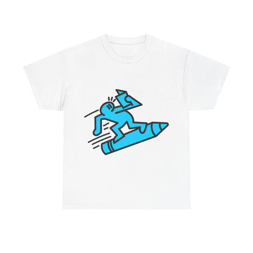 T-Shirt - Blue Sketcher